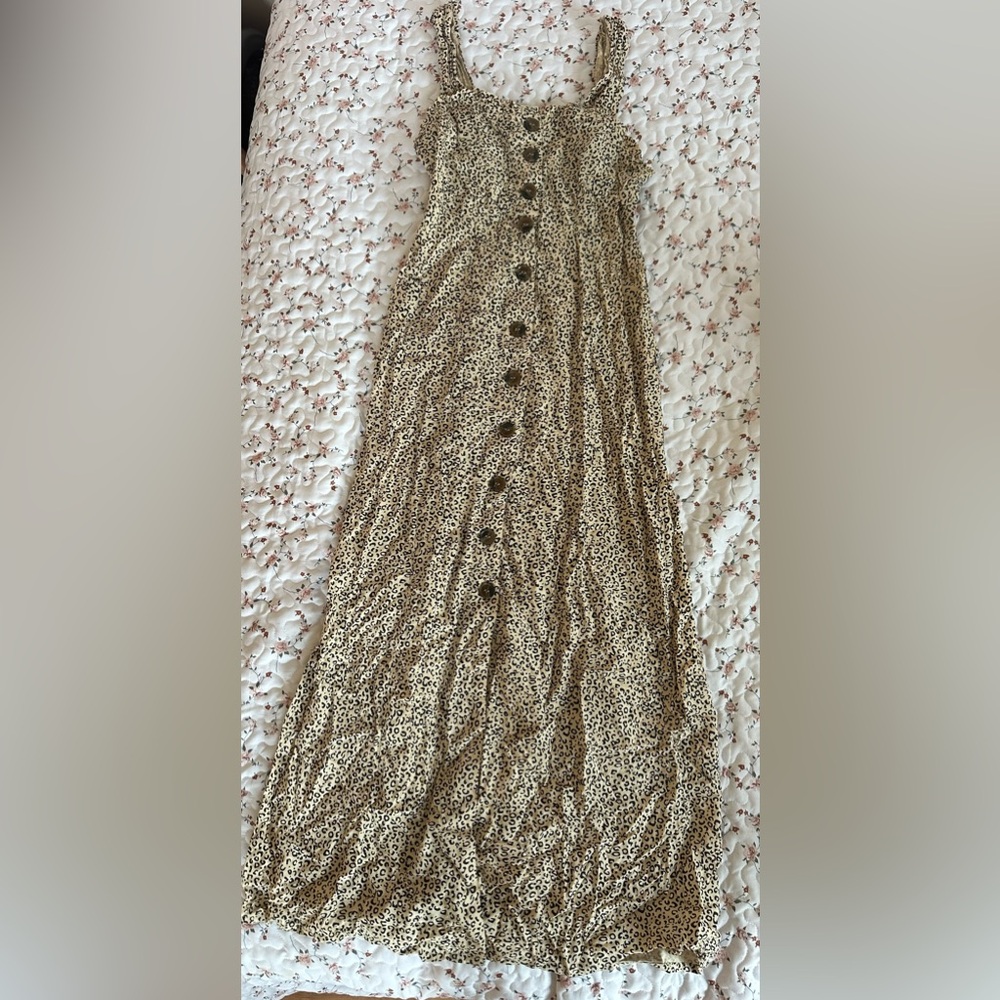 Leopard Print Maxi Dress